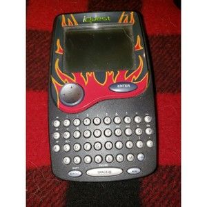 Leap Frog iQuest Handheld System Console Only Red/Black FLAMES pre-owned